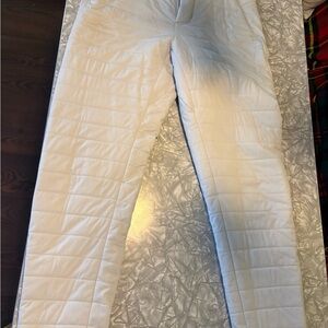 Lululemon Athletica Light Gray Quilted Pants